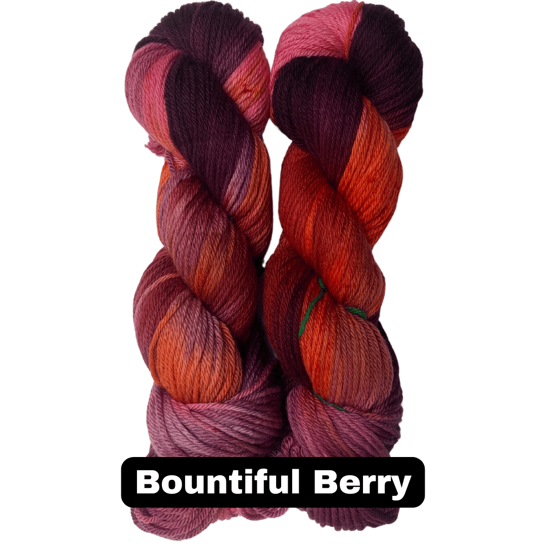 Bountiful Berry Worsted SW Merino 4oz 210yds 4oz | Fiber N' Ice Alaska ...